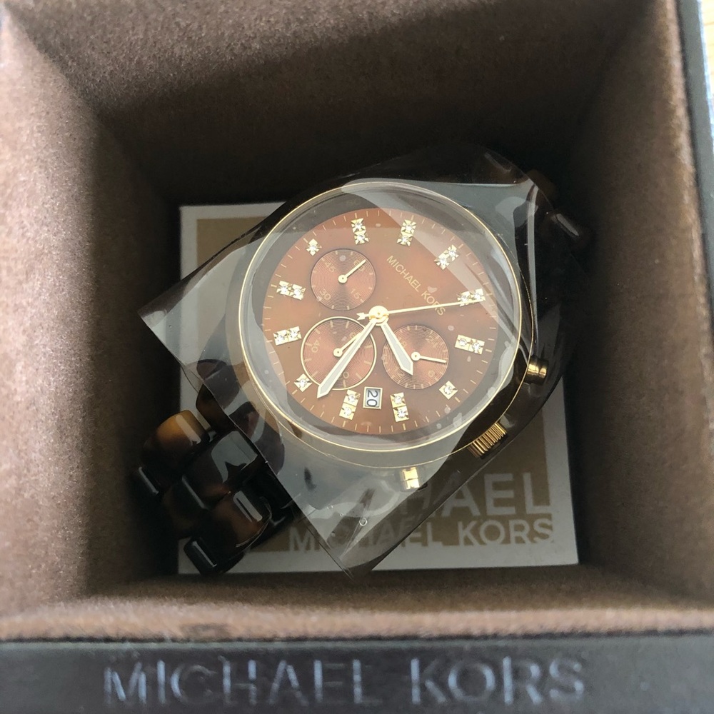 Michael Kors  womens tortoise watch